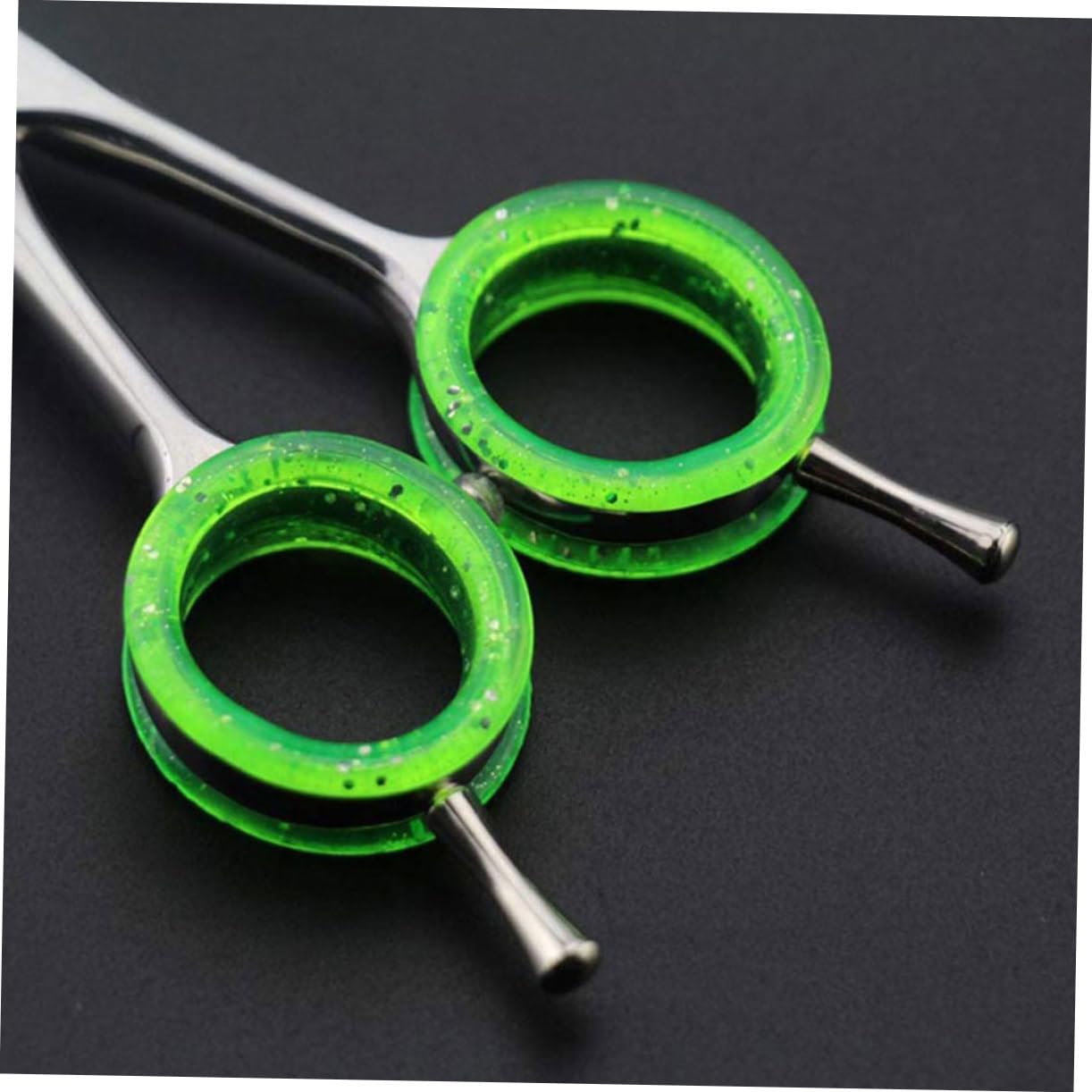 COSMEVIVI Scissor Silicone Finger Ring Non-slip Pet Grooming Scissors Kit for Dogs