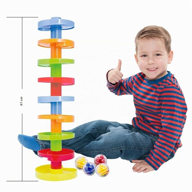 Foto 6 de 8 de WEofferwhatYOUwant 6 Bolas Repuesto para Torre de Caída - Pelotas Grandes con Sonajero de 4.6 cm