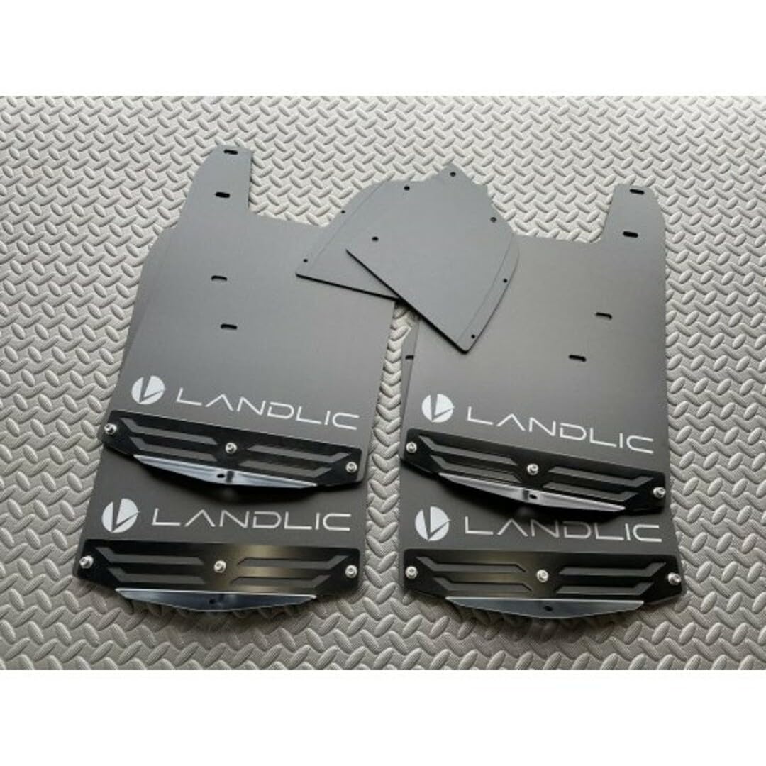 Amazon.co.jp: 150プラド後期車用マッドフラップ（ブラック）ランド 