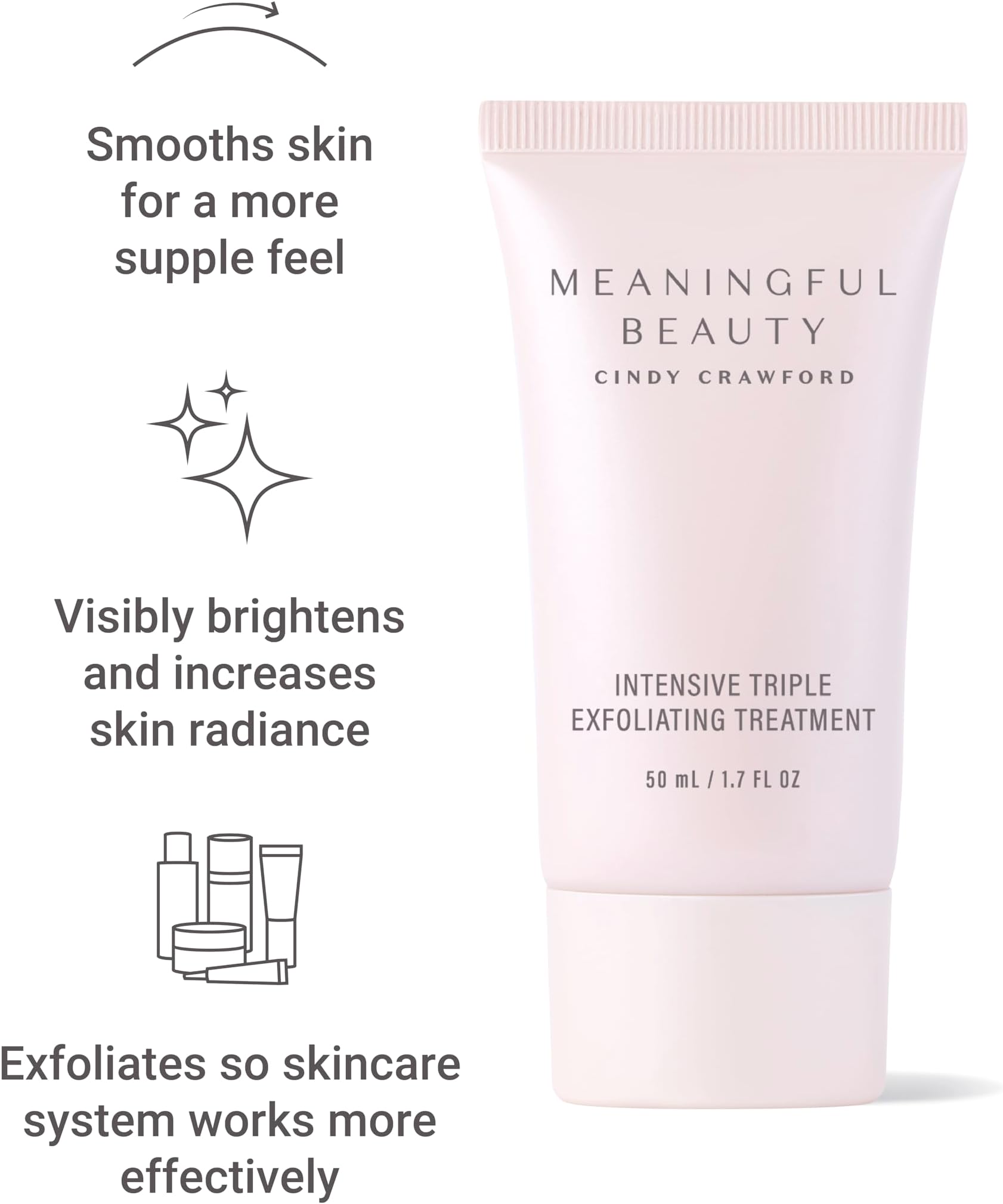 Meaningful Beauty Beyond â€“ Intensive Triple Exfoliating Treatment â€“ Infused with Papaya Enzymes, Glycolic Acid, Lactic Acid and Purifying Clay â€“ 90 Day Supply/1.7 Fl Oz (Pack of 1) - MT.2087