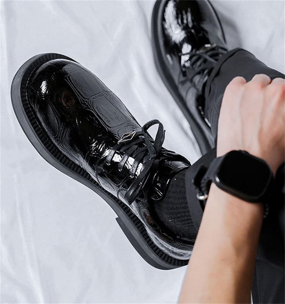 [FLASHOON] 6cm 身長アップ シークレットシューズ メンズ 厚底 ブーツ スニーカー 底上げ 靴 地雷系 量産型 レース