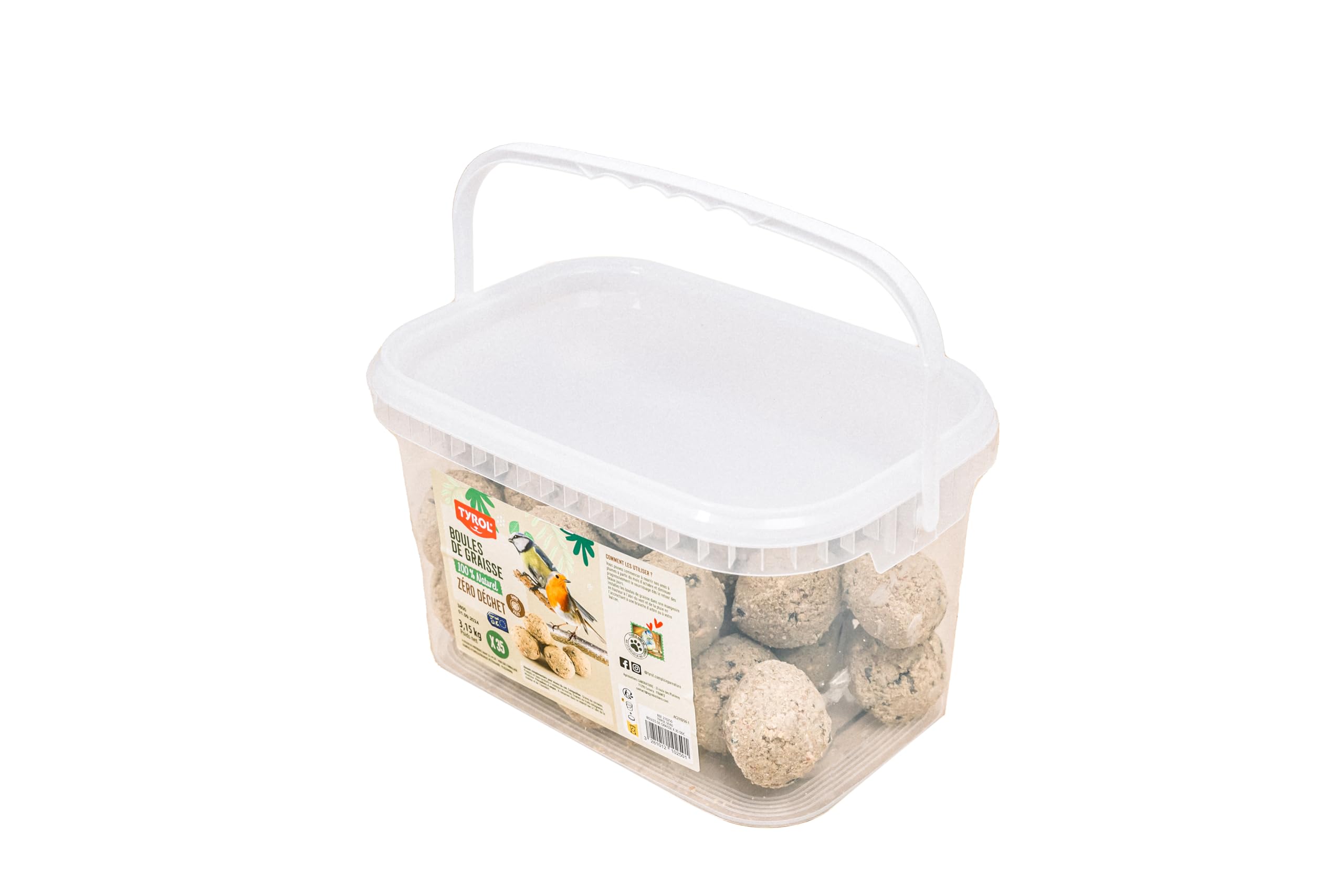 TYROL Seau Boules DE Graisse X 35 ODC