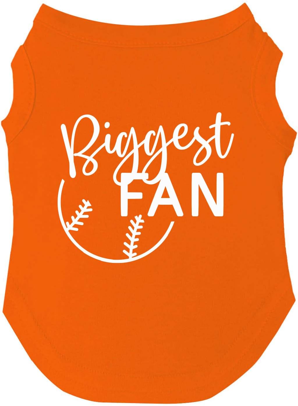 Biggest Fan Baseball Dog Tee Shirt Sizes for Puppies, Toys, and Large Breeds (Green, Small 540)