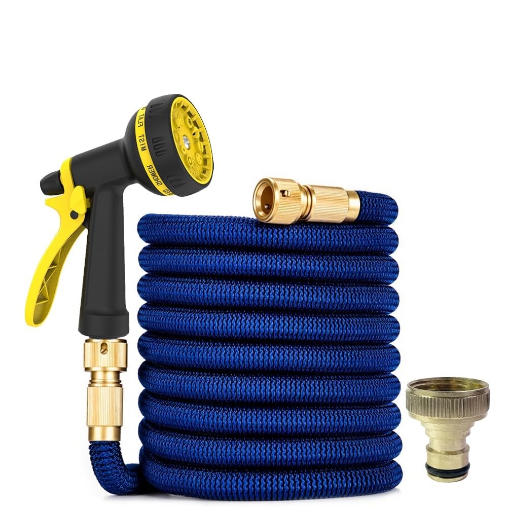 Shungong High-Pressure Garden Hose Water Gun with 10 Versatile Spraying Functions for Efficient Cleaning Tasks(75ft)