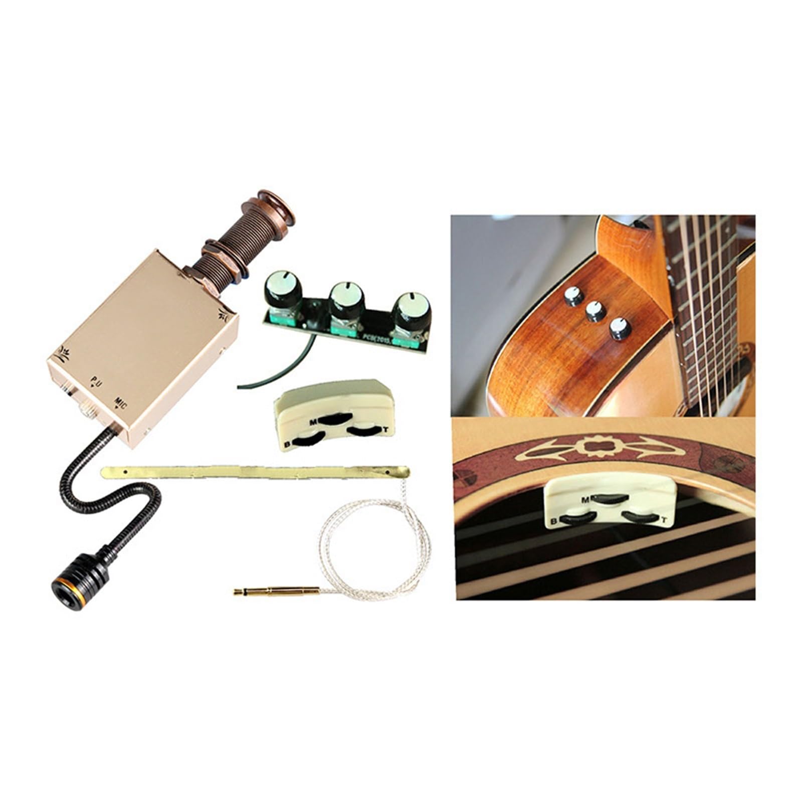 Przetworniki Do Gitary Akustycznej Wzmacniacze Do Instrumentów Perkusyjnych Akcesoria Do Instrumentów