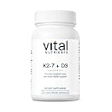 Vitamin D3 + K2 | 2000 IU | Vitamin D3 K2 Supplement | Vitamin D Complex for Healthy Calcium Levels, Muscle & Bone Health | Gluten, Dairy, Soy Free | 60 Capsules