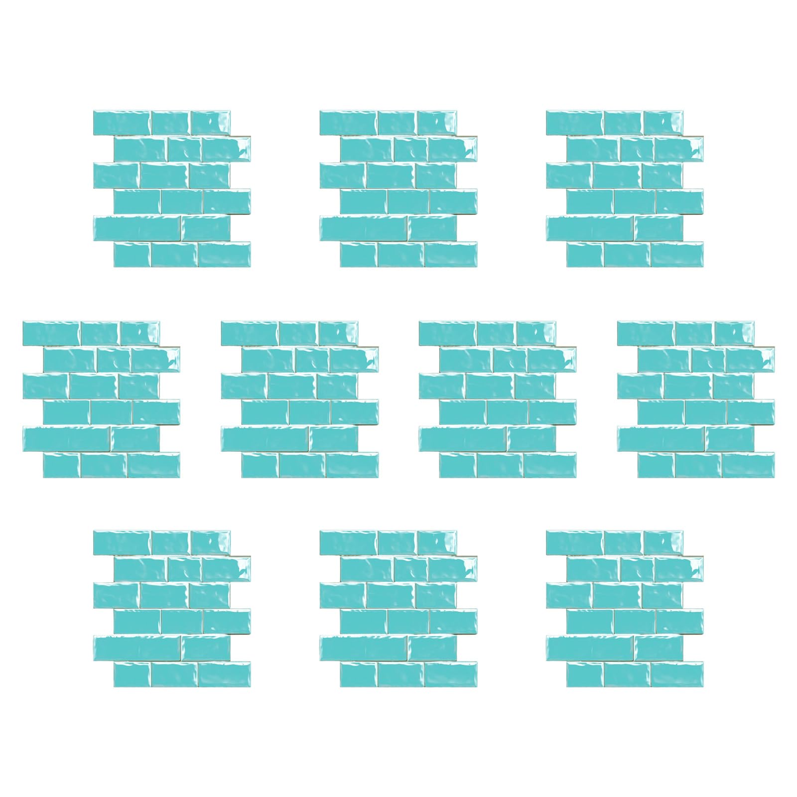 Netbiio Q 10 Pack Realistic Peel And Stick Wall Tiles Self Adhesive Wall Tiles Kitchen Backsplash Kitchen Bathroom Renovation Decorative Stickers