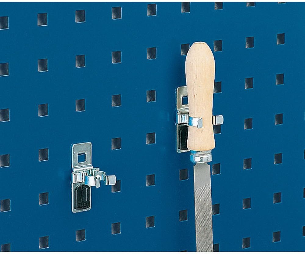 Single-Spring Clips for Perfo Panels, Package of 10, 1-1/4"W