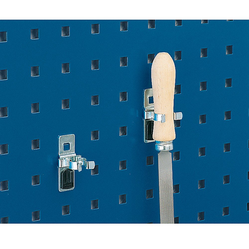 Single-Spring Clips for Perfo Panels, Package of 10, 1-1/4"W