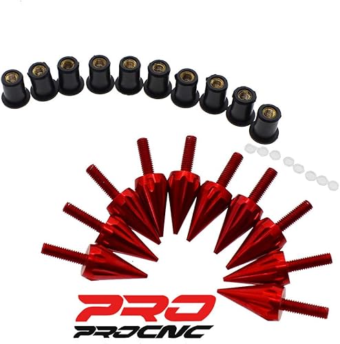 Vista 12 de PROCNC - Tornillos para parabrisas de motocicleta para Honda CBR 600rr 1000rr para Suzuki GSXR 600 750 1000 para Yamaha R1 R6 R6s para Kawasaki ZX6R