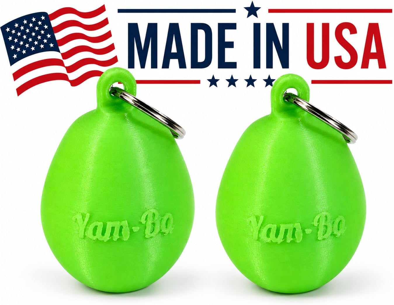 Floating Waterproof Keychain Glow in the Dark Marine Key Float Buoy image 3