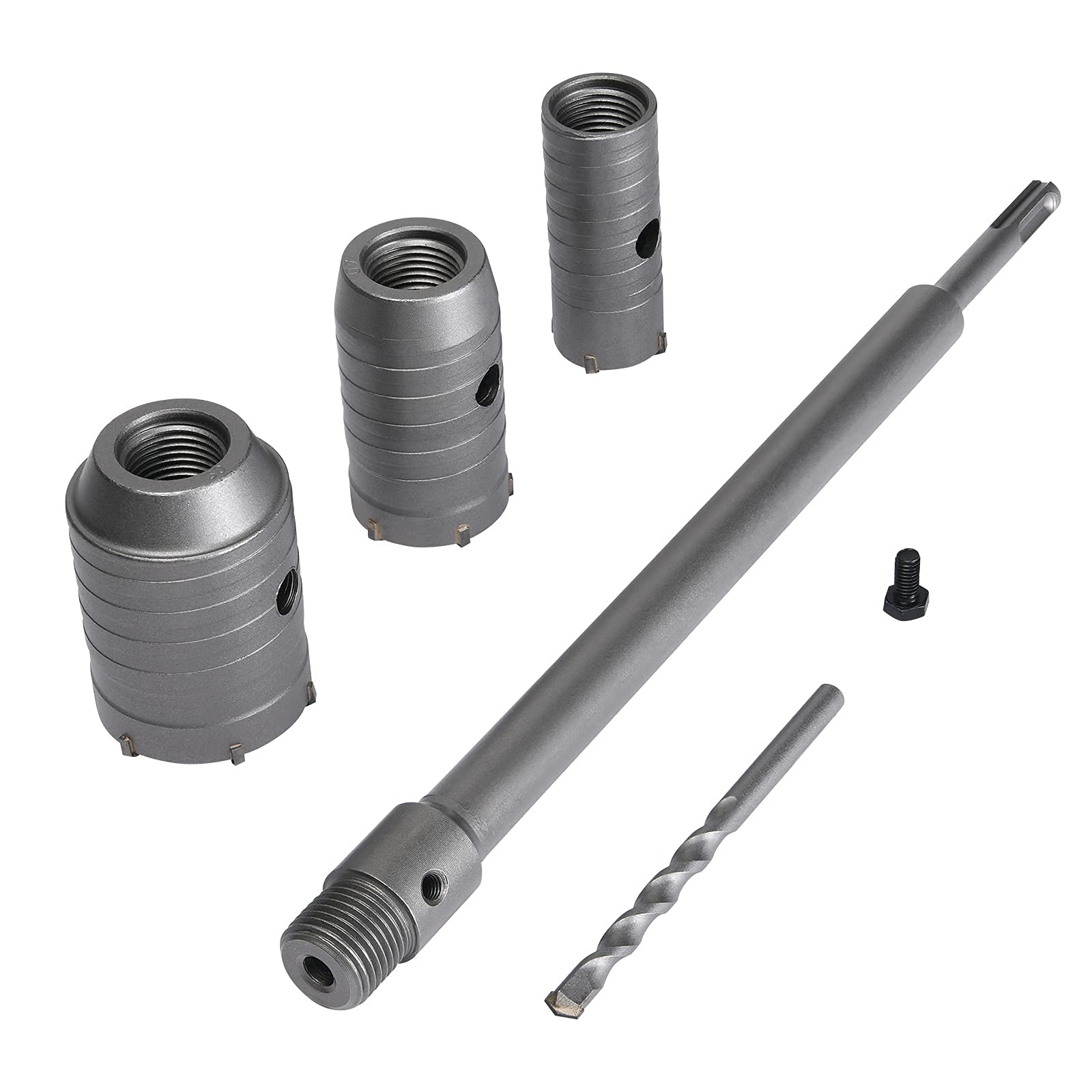 Flintronic® Brocas SDS Plus Hormigon, Brocas para Martillo, Brocas Cruzadas Hormigon Broca de Impacto para Hormigón, Cerámica (traje, Ø30mm,40mm,50mm)