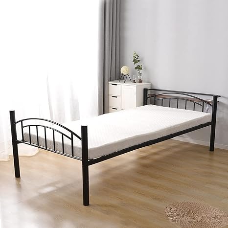 Amazon 耐震 高さ調節 子供 耐荷重150kgベッド シングルベッド パイプベッド フレーム 高さ調節3段階 コンセント付き 宮付き コンパクト 収納 北欧 ベット おしゃれ ベッドフレーム パイプ ベッドフレーム オンライン通販