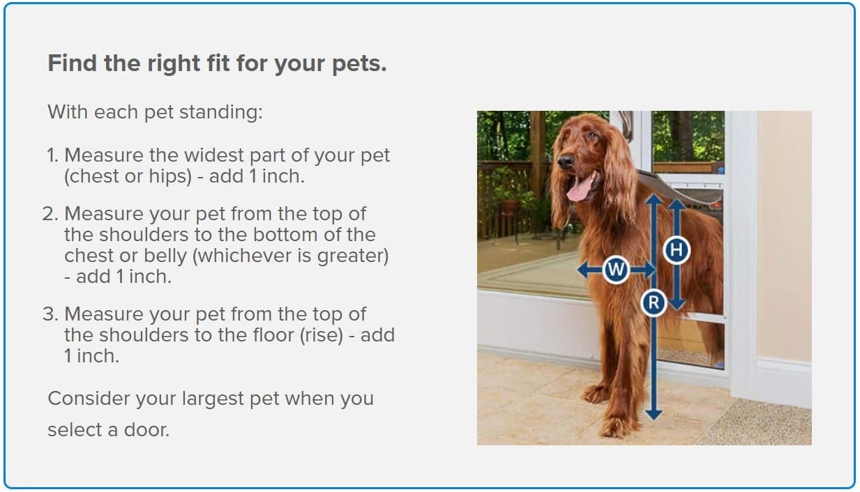 Buy PetSafe Sliding Glass Cat and Dog Door Insert Great for Rentals