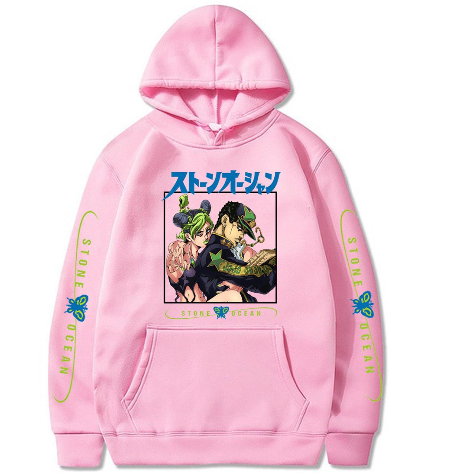 JoJo's Bizarre Adventure Hoodie Unisex Manga Jolyne Cujoh Cosplay Harajuku Loose Hooded Sweatshirt