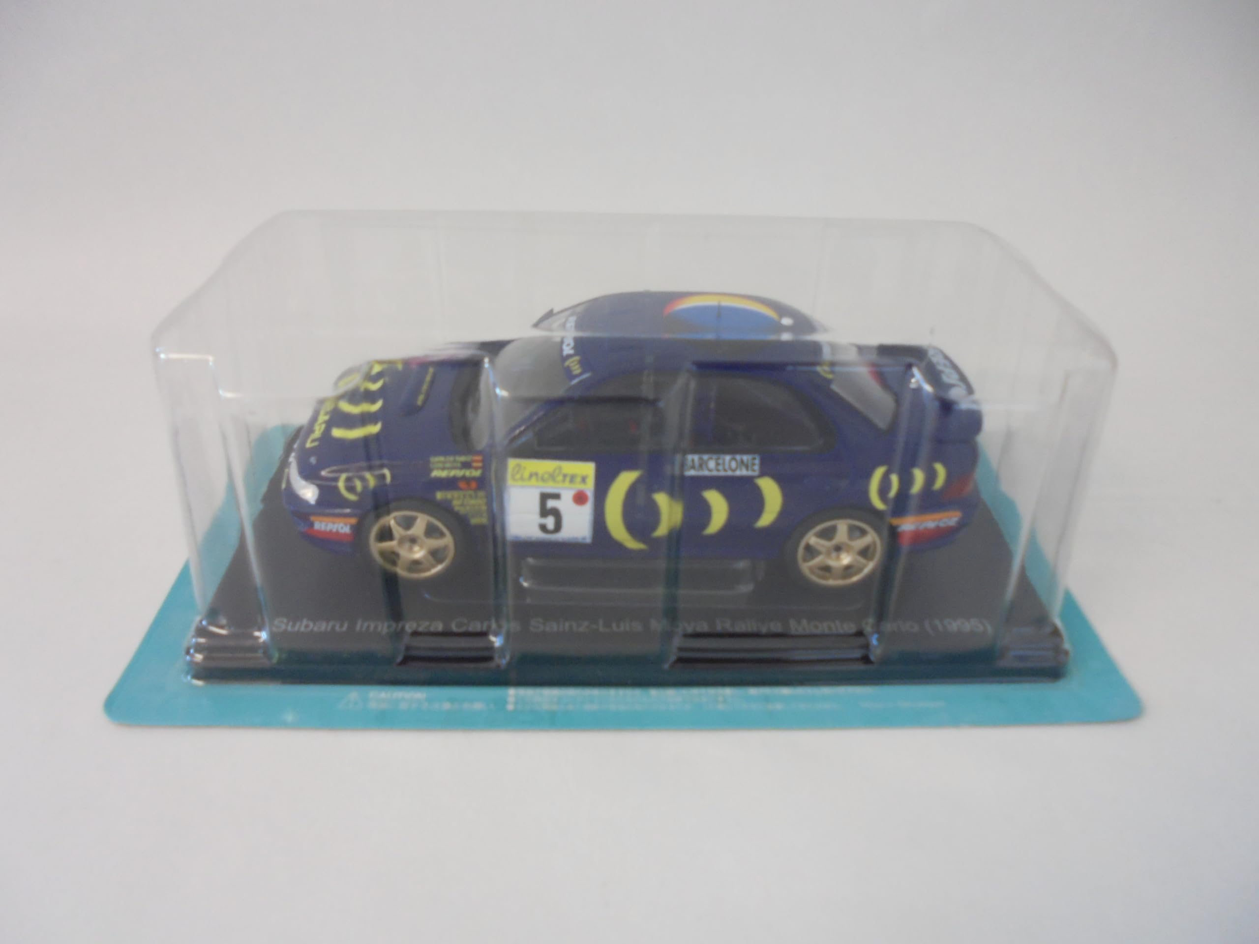 OPO 10 Auto in Miniatura 1/24 Compatibile con Subaru Impreza Carlos Sainz Rallye Monte Carlo (1995) - Modellino Auto VQJ182
