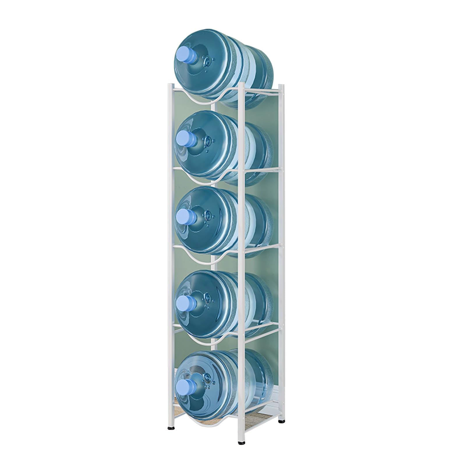 Heavy Du 5 N - Estante para botellas de agua, apilable, soporte para enfriador de doble fila, soporte dispensador de agua