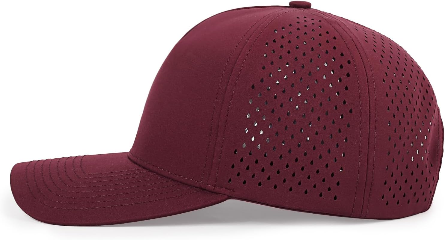 Quick Dry Baseball Cap Curved Brim Snapback Hat Laser Cut Mesh Ball Cap Golf Ball Cap for Men Women - Image 3
