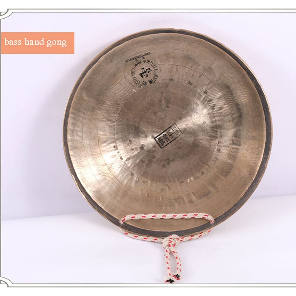 Czysty ręcznie robiony okrągły młotek gong Instrument chiński tradycyjny instrument perkusyjny gong(Treble)