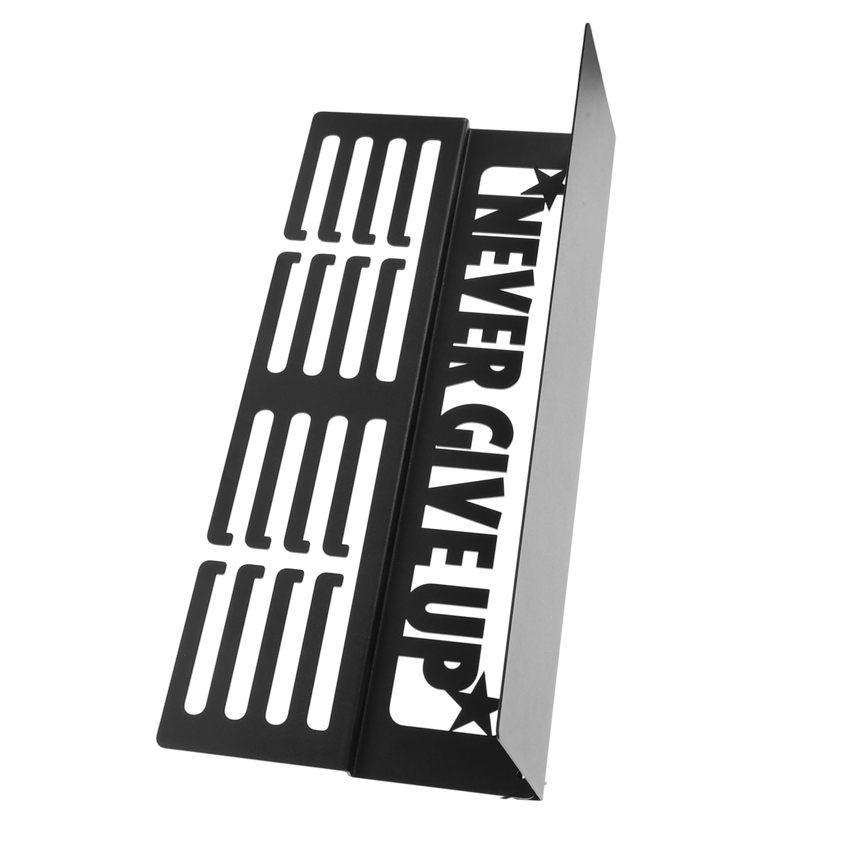 POPETPOP Expositor de Medallas Estante y Ganchos, Soporte Medallas Deportivas para Pared, Hierro Negro, Diseño Duradero y Ahorro de Espacio para Hogar