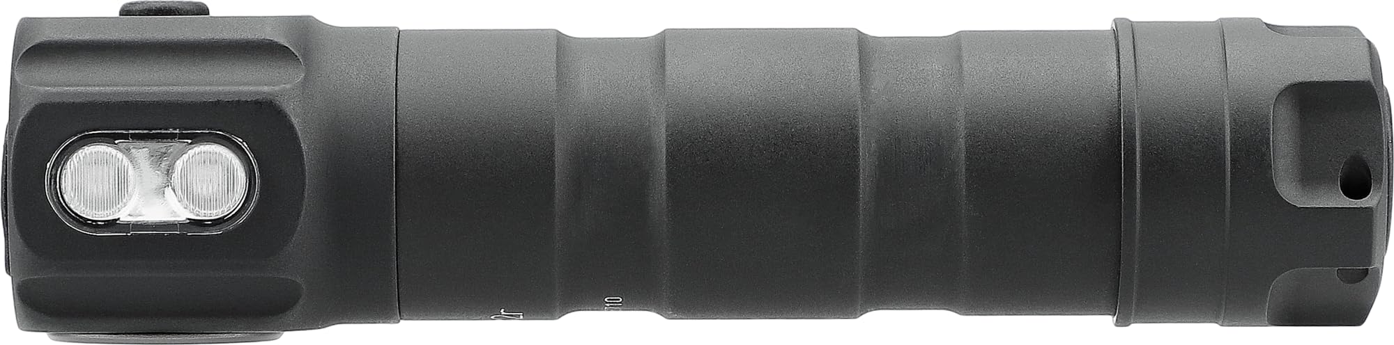 Walther HLC2r Lampe frontale rechargeable USB IPX6 étanche avec batterie 18350, câble de charge, clip MOLLE, dragonne et joint de rechange