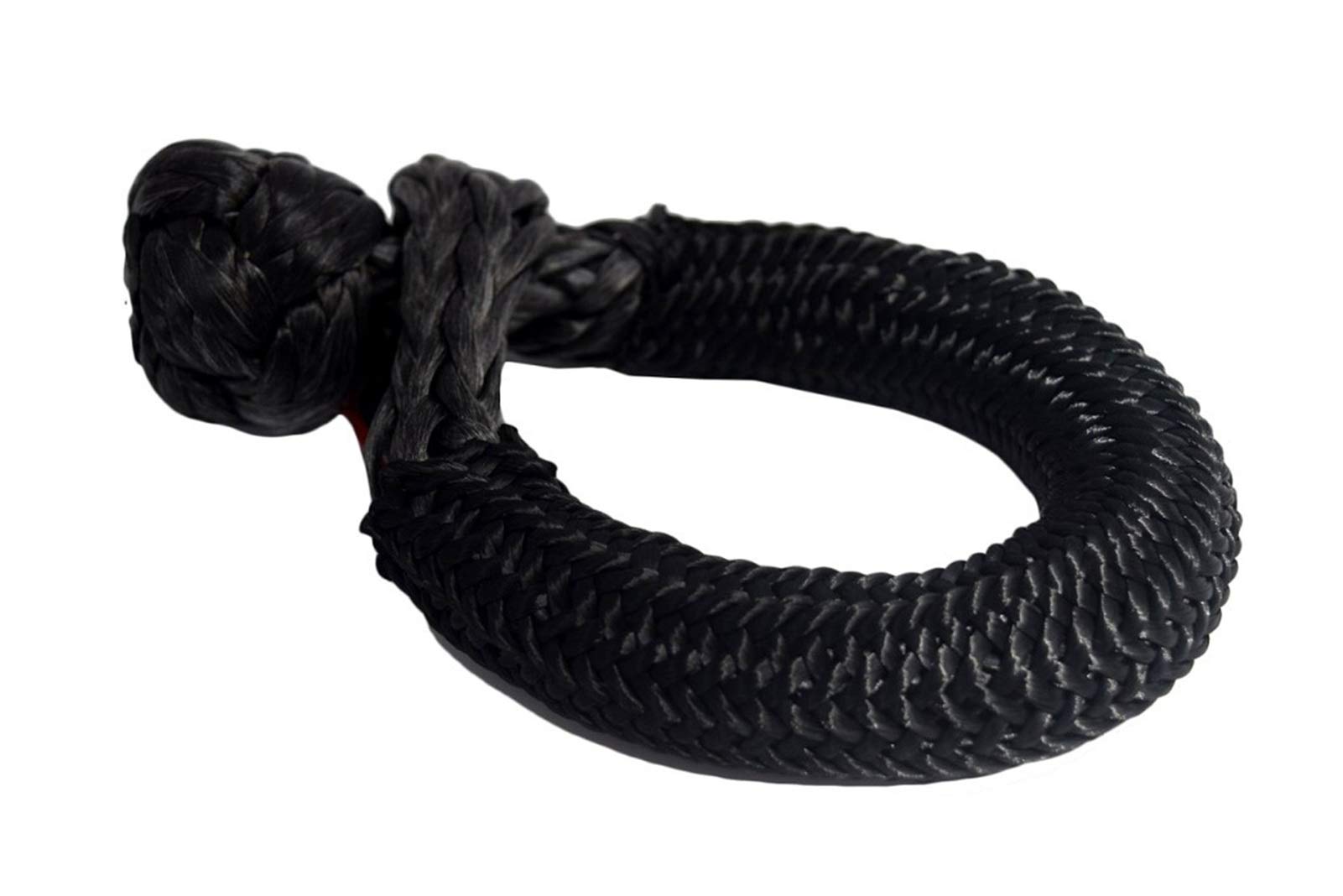 Winch Rope, Black 7/16"*2.75inch ATV Winch Shackle,UHMWPE for SUV UTV Soft Shackles
