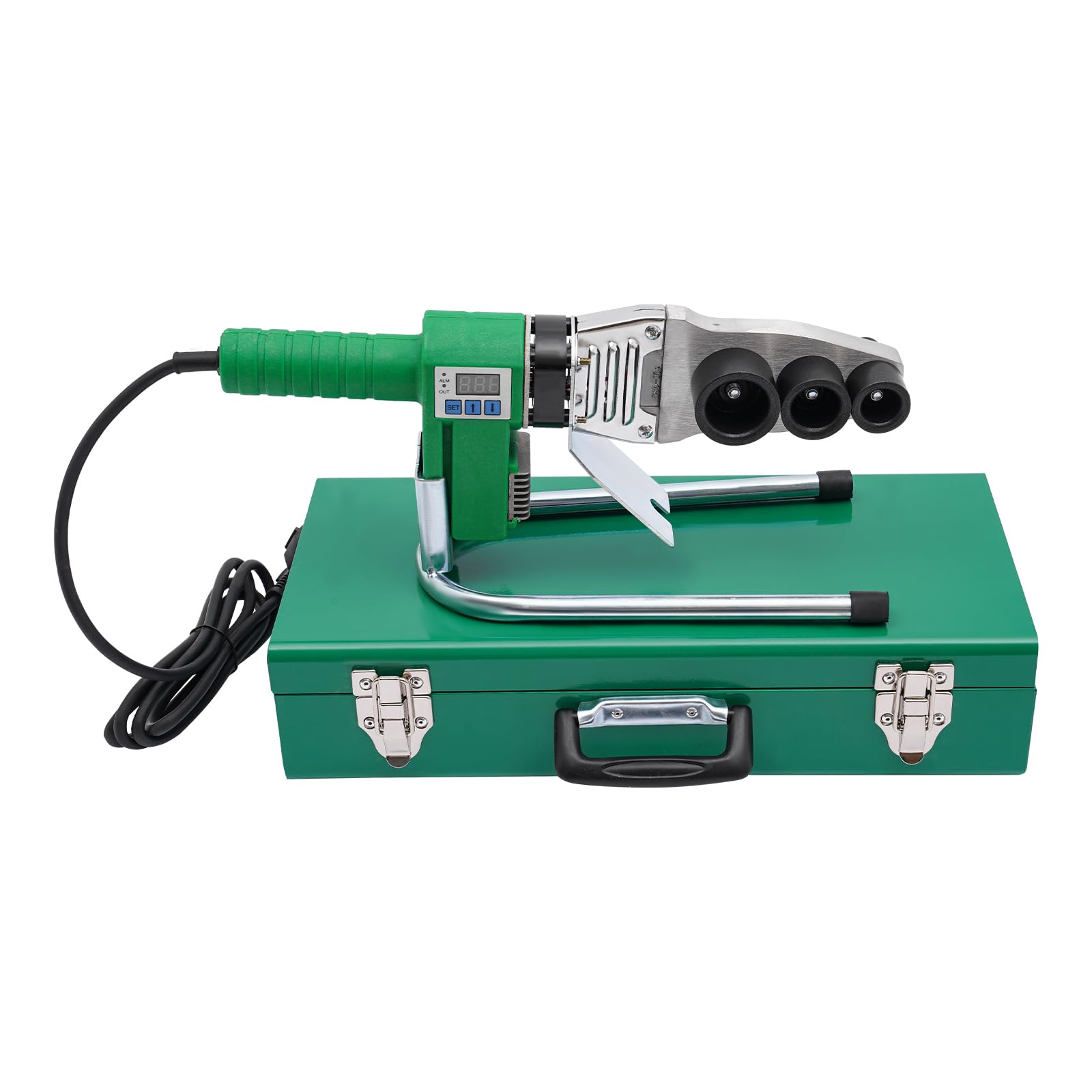 Soldadora de Tubos de Agua 1500 W, Herramienta de Soldadura de Tubos con Pantalla Digital LED, Máquina de Fusión Tuberías de Agua, 20-25-32 mm, 25-385 ℃, para PPR/PE/PP/HDPE/PPC