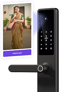 Native Lock Pro by Urban Company | Smart Door Lock with in-Built HD Camera & Home Doorbell Connect | 7-Way Unlock | See & Price In India