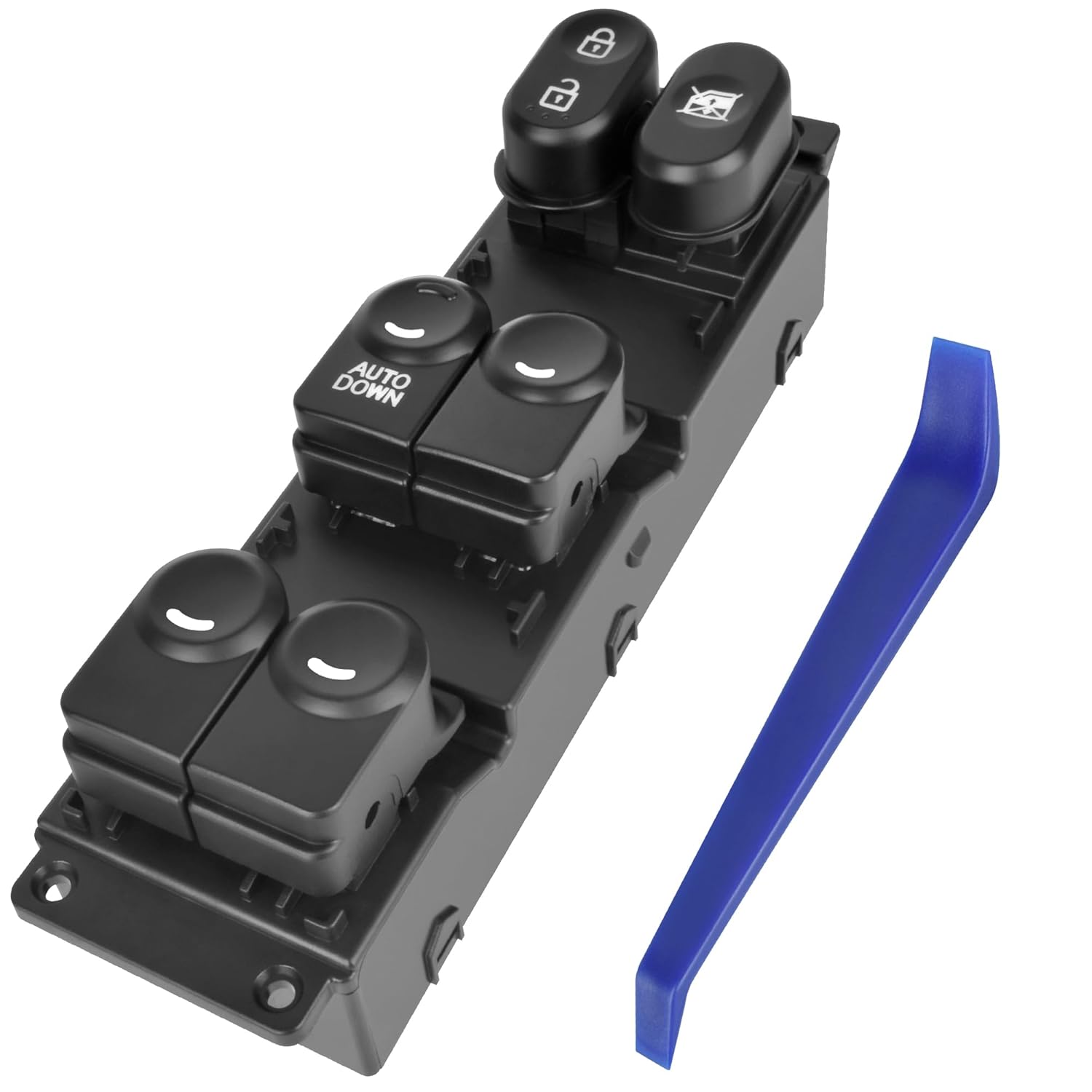 Front Left Driver Side Master Power Window Switch Compatible with 2011 2012 2013 2014 2015 2016 2017 Hyundai Accent Replace# 93570AP1R101, 93570-1R111