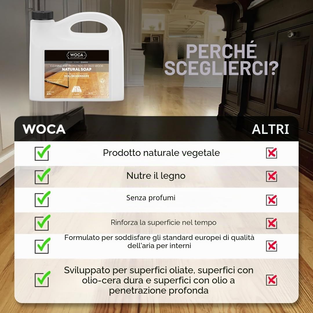 Woca Pavimenti in Legno Naturale – 10 litri
