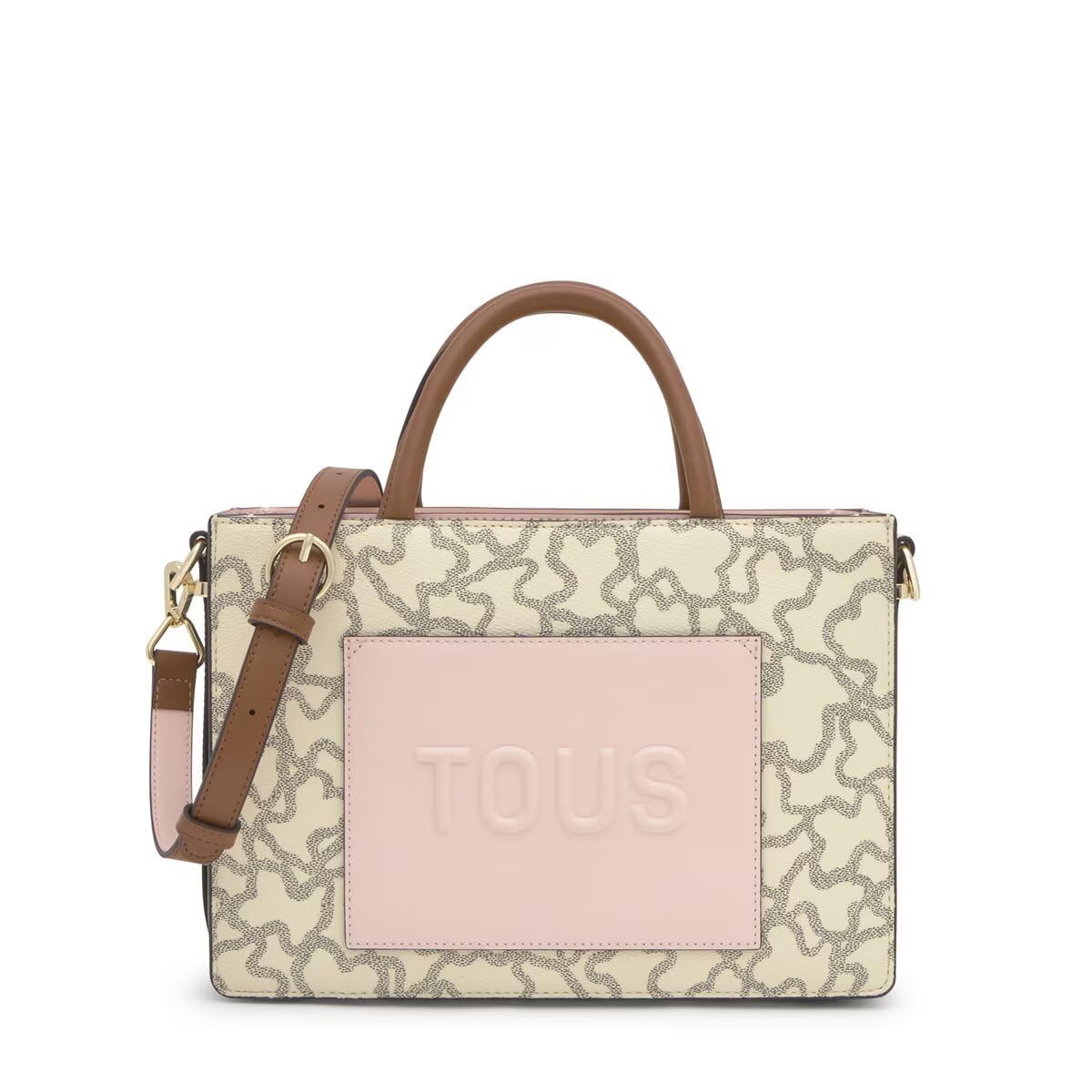 TOUS Shopper Mediano Amaya Beige, Para Mujer, Colección Kaos Icon