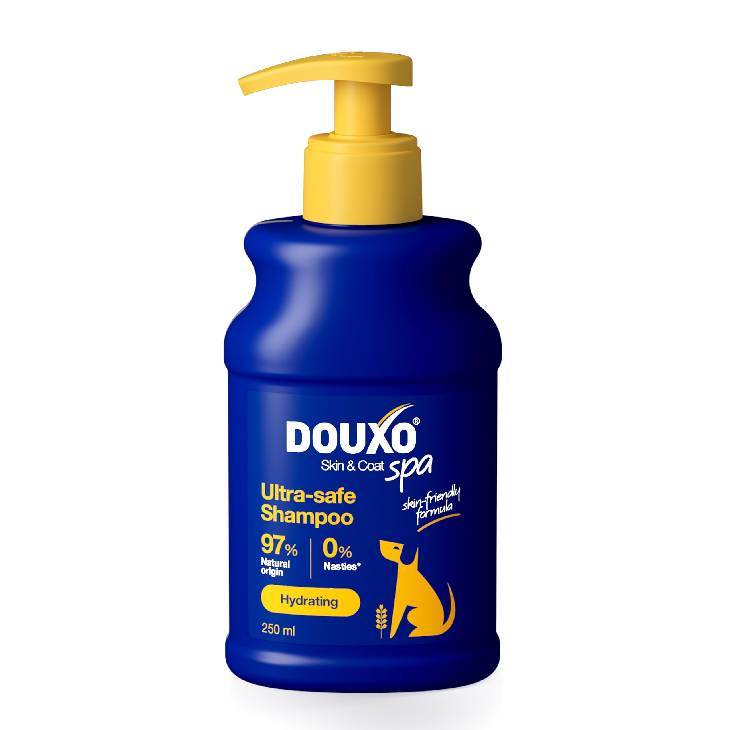 Douxo Spa, Oatmeal Dog Shampoo, 250 ml, Cleans and Deeply Hydrates the Skin, Enhances the Fur
