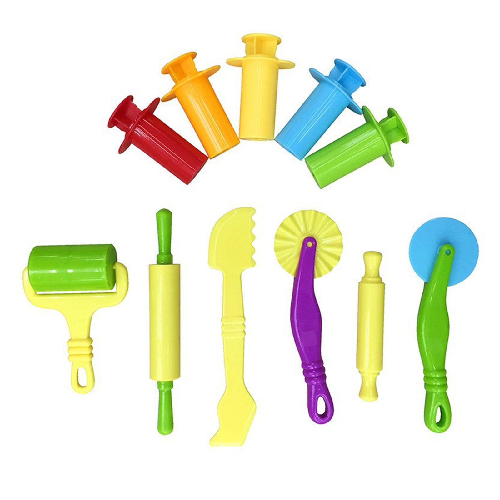 Creative Clay Stamps Mold for Craft Activity with Animal Themes Portable Easy Stamps Toy