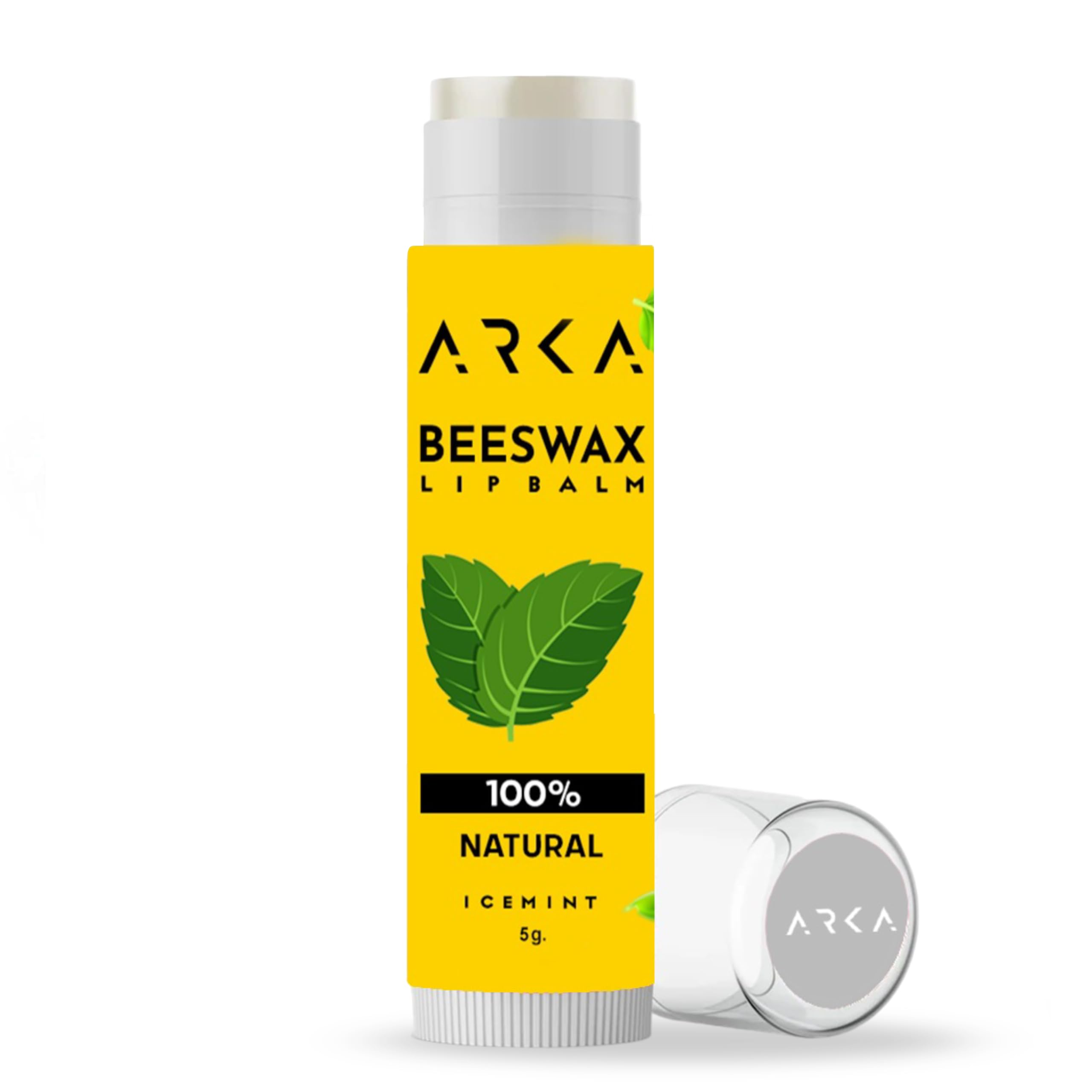 Arka 100% Natural Beeswax Lip Balm | Organic, Hydrating Lip Care for Smooth & Soft Lips-Transparent-picture-17