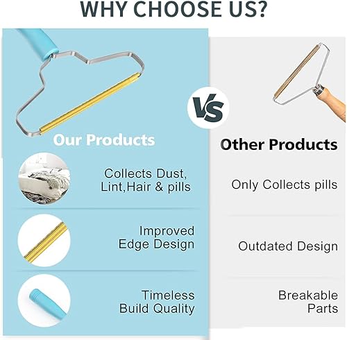 Miniatura 5 de Upunroot Pro Pet Hair Cleaner Pro Pet Hair Removedor de pelo de mascotas removedor de pelusa afeitadora de tela por SOCCSO removedor de pelo de