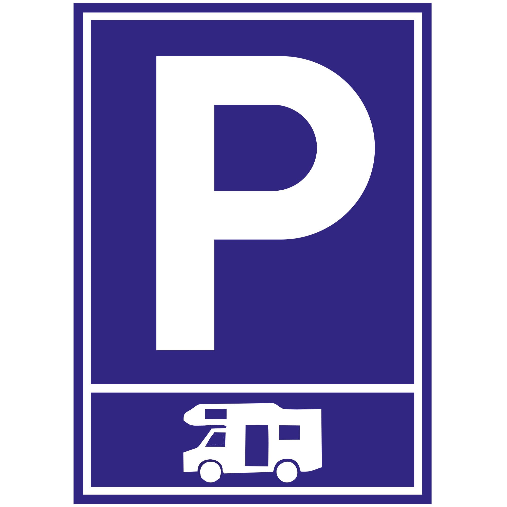 Parcheggio segno – Pensionati – Alu Dibond 21 x 15 cm