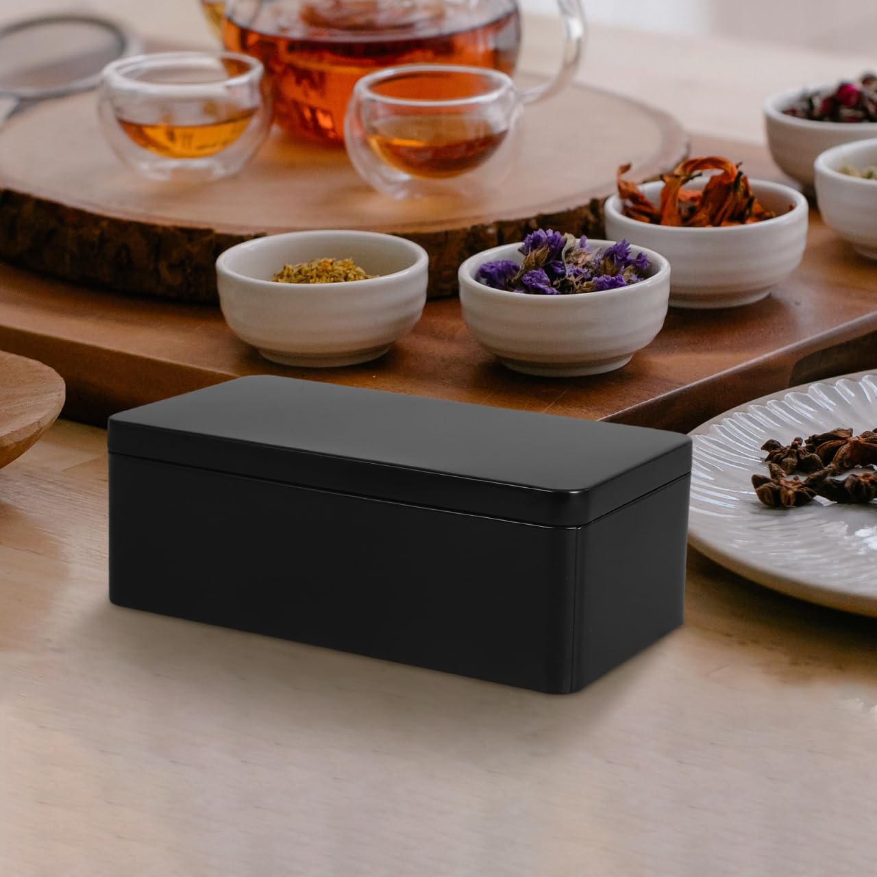 PRETYZOOM Weißblech-Aufbewahrungsboxen 2 Stück 7.09X3.86X2.56In Metall Aufbewahrungsbox Mit Dichtem Verschluss Für Tee Hochzeitssüßigkeiten Und Geld – Vielseitige Metallbox Für Küche Und Party