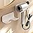 SUPTEC Universal Hair Dryer Holder, Blow Dryer Hanger Wall Mount for Hair Dryer Hook with Plug&Cord Organizer Self Adhesive for Cabinet Bathroom(1 Pack White)