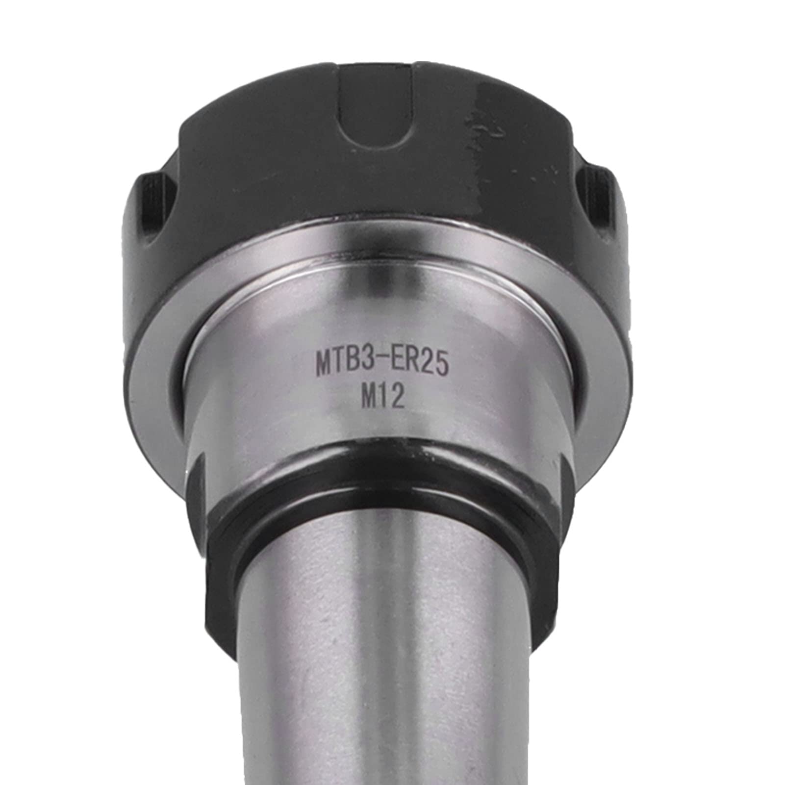 Morsetti a molla ER25, pinza a molla in acciaio al carbonio, pinza conica Morse resistente agli urti con chiave, portautensili conico per utensile per fresatura CNC (MTB3-ER25-M12)