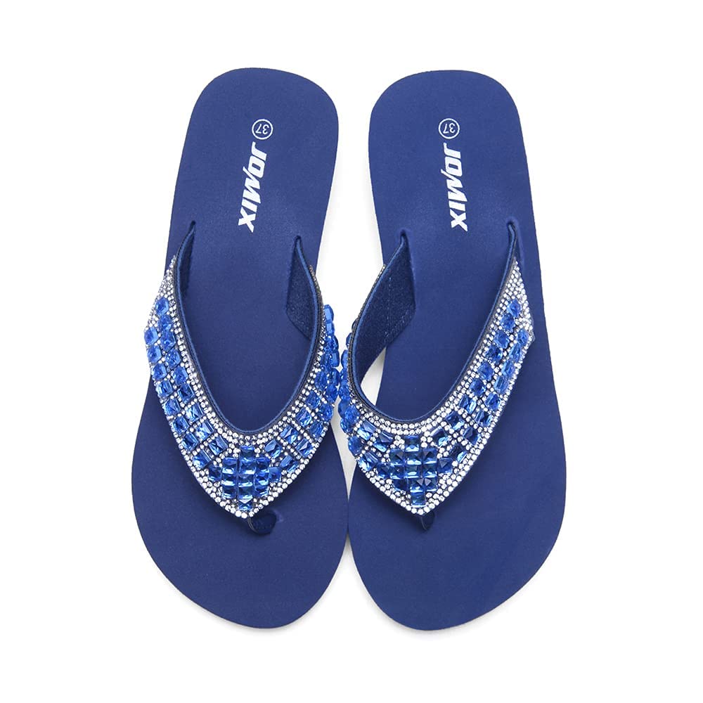 JOMIX Infradito Donna Eleganti Ciabatte Zeppa Casa Mare Piscina