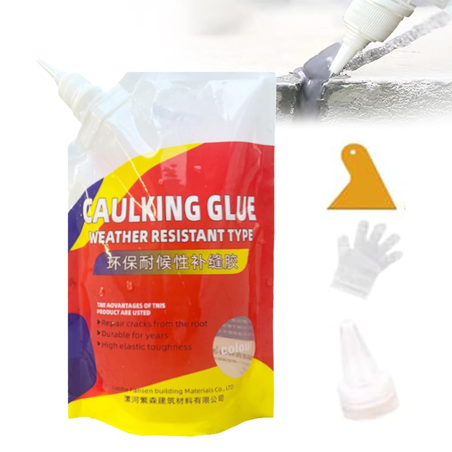 Slab Concrete Crack Waterproof Repair Sealant, Caulking Glue Weather Resistant Type, Concrete Crack Waterproof Repair Sealant,Concrete Crack Repair Waterproof Adhesive (3)