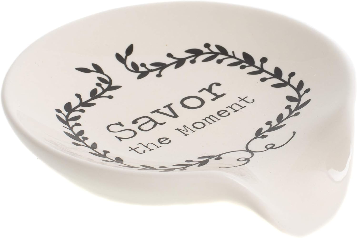Review Demdaco Ceramic Spoon Rest, White 80% Off Discount Demdaco Ceramic Spoon Rest, White
