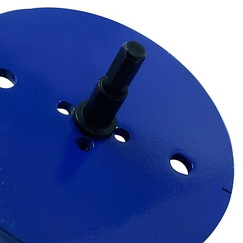 Vista 54 de Luomorgo - Sierra perforadora de 4 pulgadas/100 mm, acero de alta velocidad, profundidad de corte 1 1/4 pulgadas, adaptador de broca hexagonal