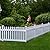 3ft H x 6ft W (1 Panel + 1 Post) No Dig Zippity Newport Fence Kit, White Vinyl Picket Fence, Easy Install Outdoor Fence for Backyard or Patio, DIY Decorative Fencing, ZP19002
