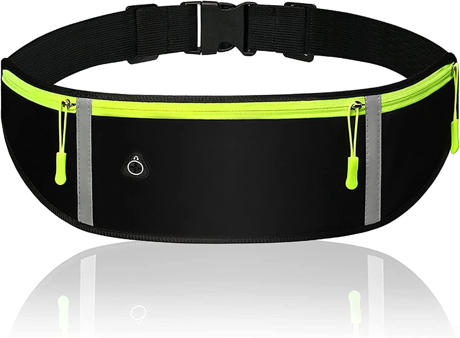 BESTOTTAM Waist Bag for Men & Women Water Resistant Running Waist Pack, Running Belt with Large Capacity, Sweat-Proof Adjustable Elastic Strap and Headphone Hole, Ideal for All Mobile Phones