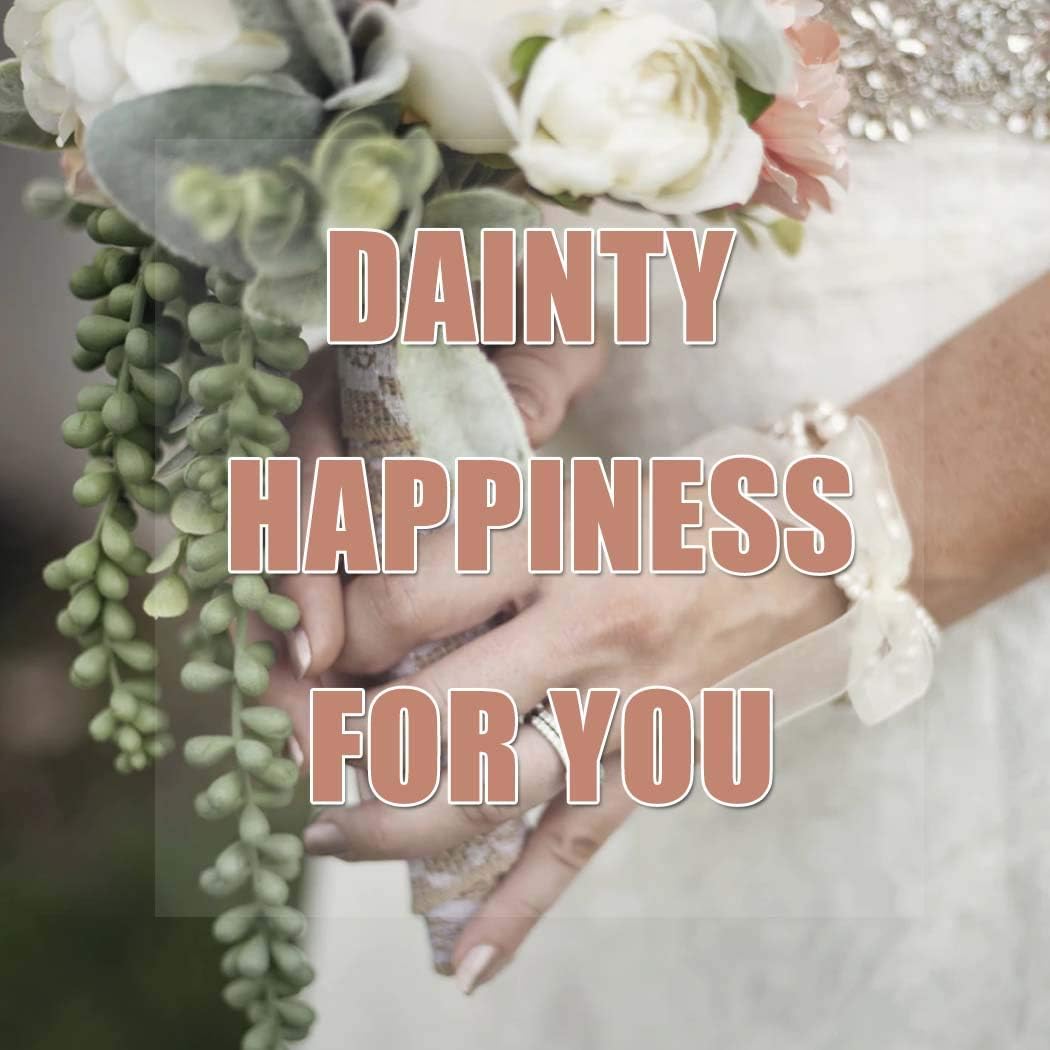 ELABEST Glitter Crystal Bracelet Rhinestone Bracelet Gold Dainty Hollow Bangle Wedding Bridal Bridesmaid Bracelet Jewelry for Women - Image 7