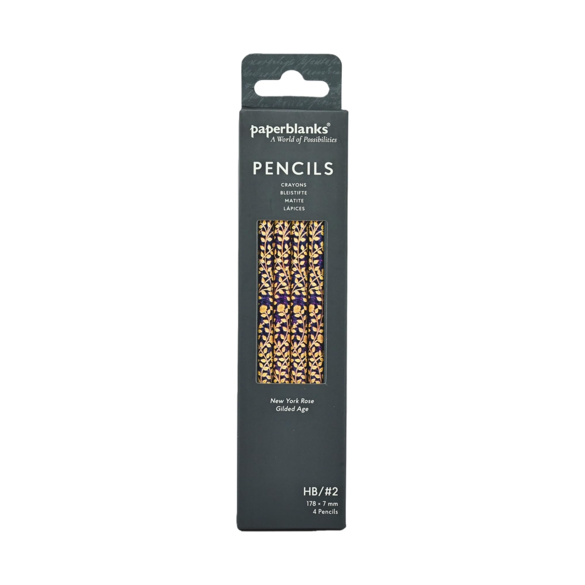 New York Rose (Gilded Age) Pencil (4 Pack)