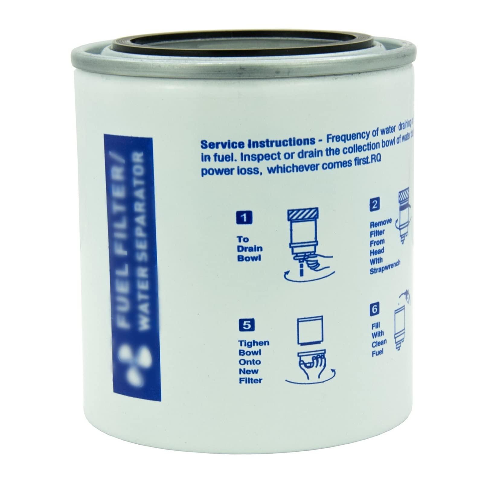 CUPSIP Marine Rotary Fuel Filter Marine Fuel Filter Outboard Fuel Filter Marine Boat Fuel Water Separator Filter 10 Micron S3213 Water Separation Filter Kit