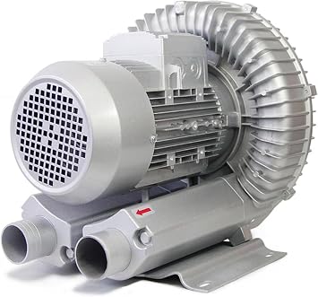 Regenerative Blower, Side Channel Blower, Vortex Blower, Single Phase, High-Pressure Vortex Ring Blower, Industrial Vacuum Pump for Air Blowing, 110V/220V