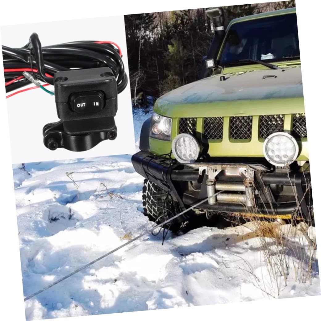 ULTECHNOVO Winch Switch for Electric Winch Motor Switch for Car Utv Off-Road Modification Quality Assured
